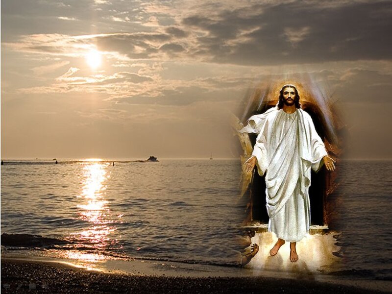 Jesus Walking on Water — White