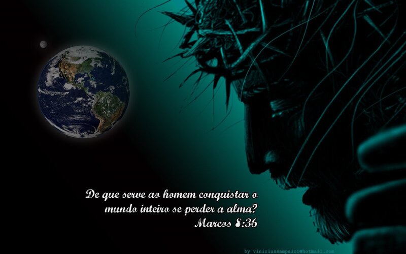 Jesus with Crown of Thorns — Black, Dramatic, Night