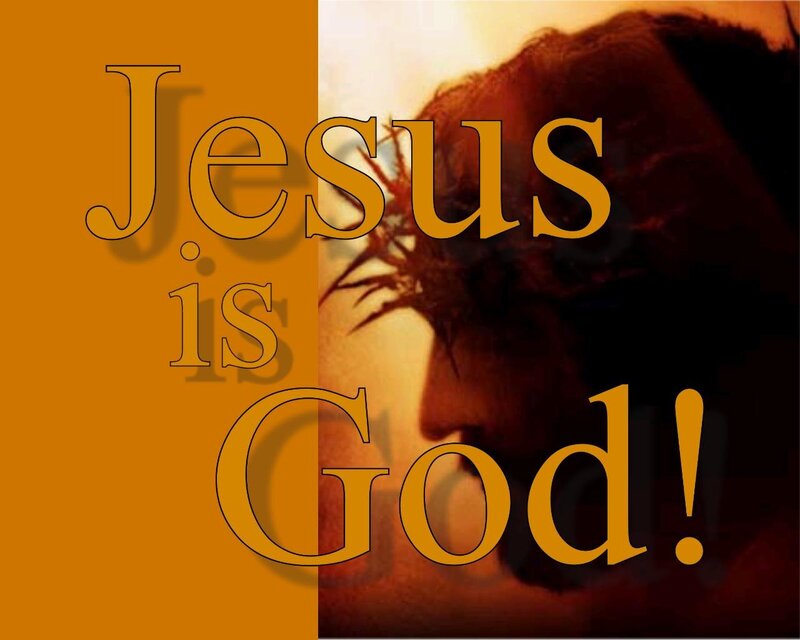 Jesus with Crown of Thorns — Orange