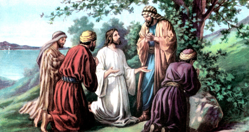 Jesus with Disciples
