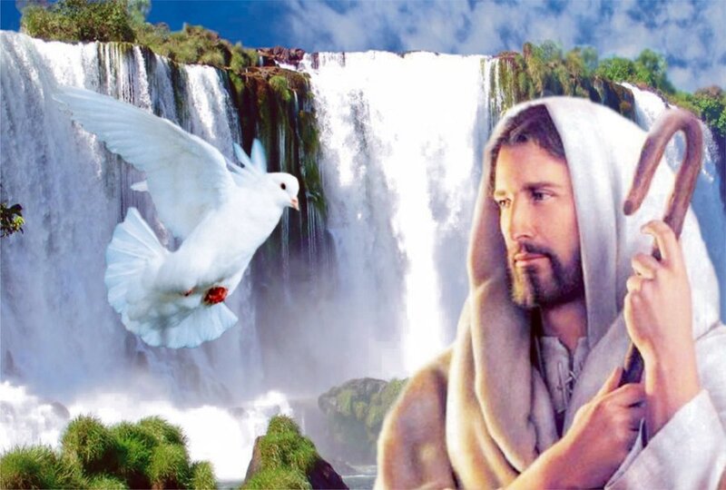 Jesus with Dove