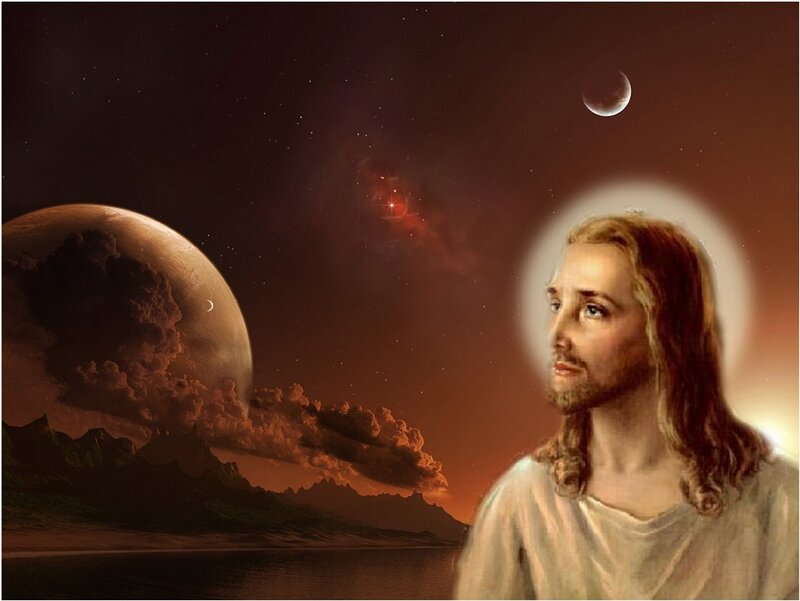 Jesus with Halo