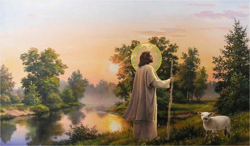 Jesus with Lamb