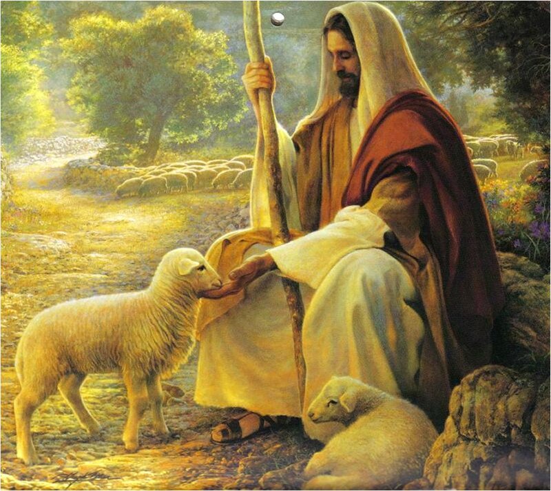 Jesus with Lambs