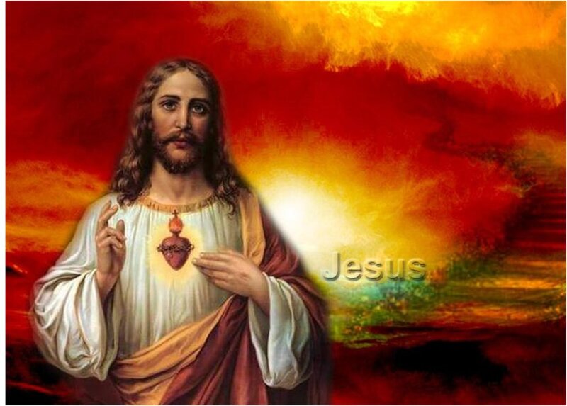 Jesus with Sacred Heart