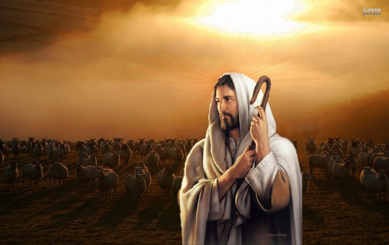 Jesus with Shepherd Staff