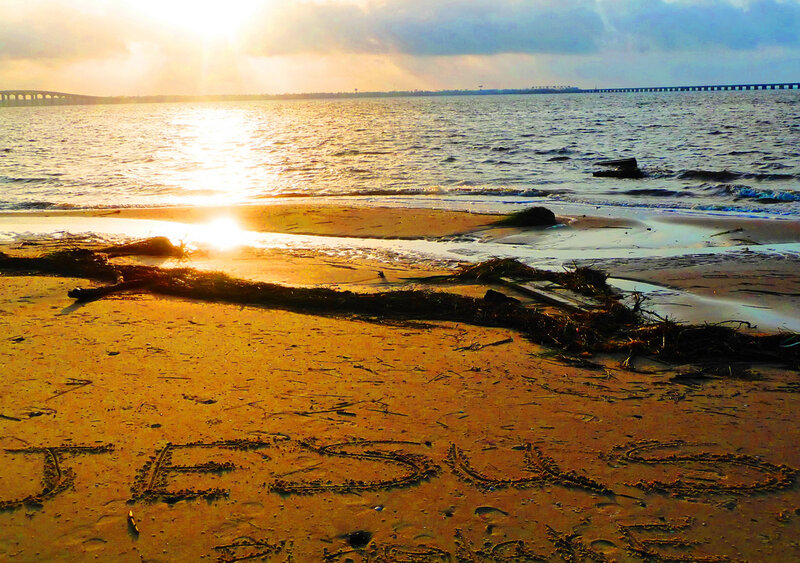 Jesus Written in Sand