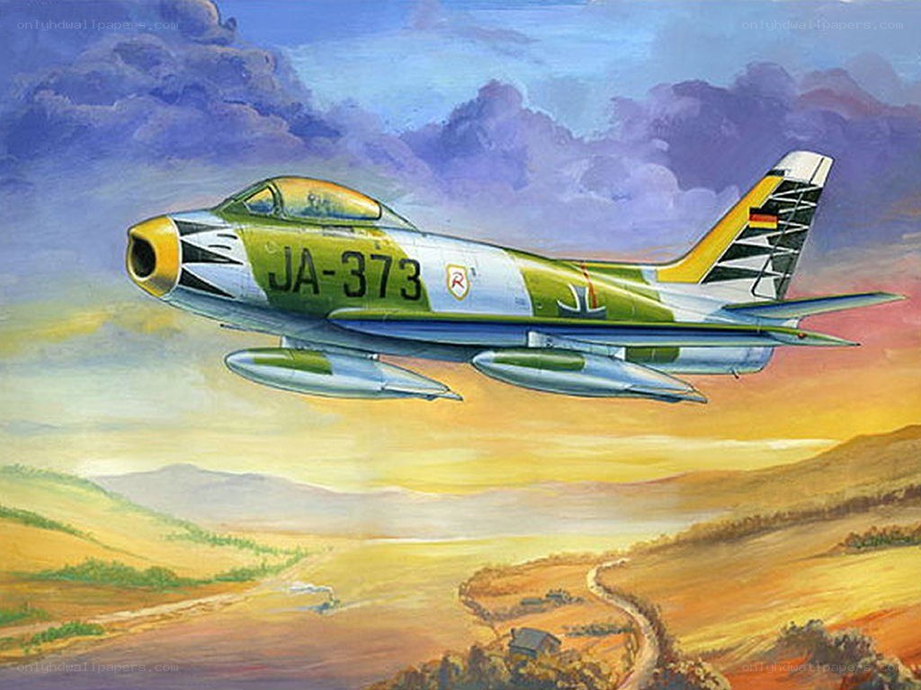 Jet aircraft in flight