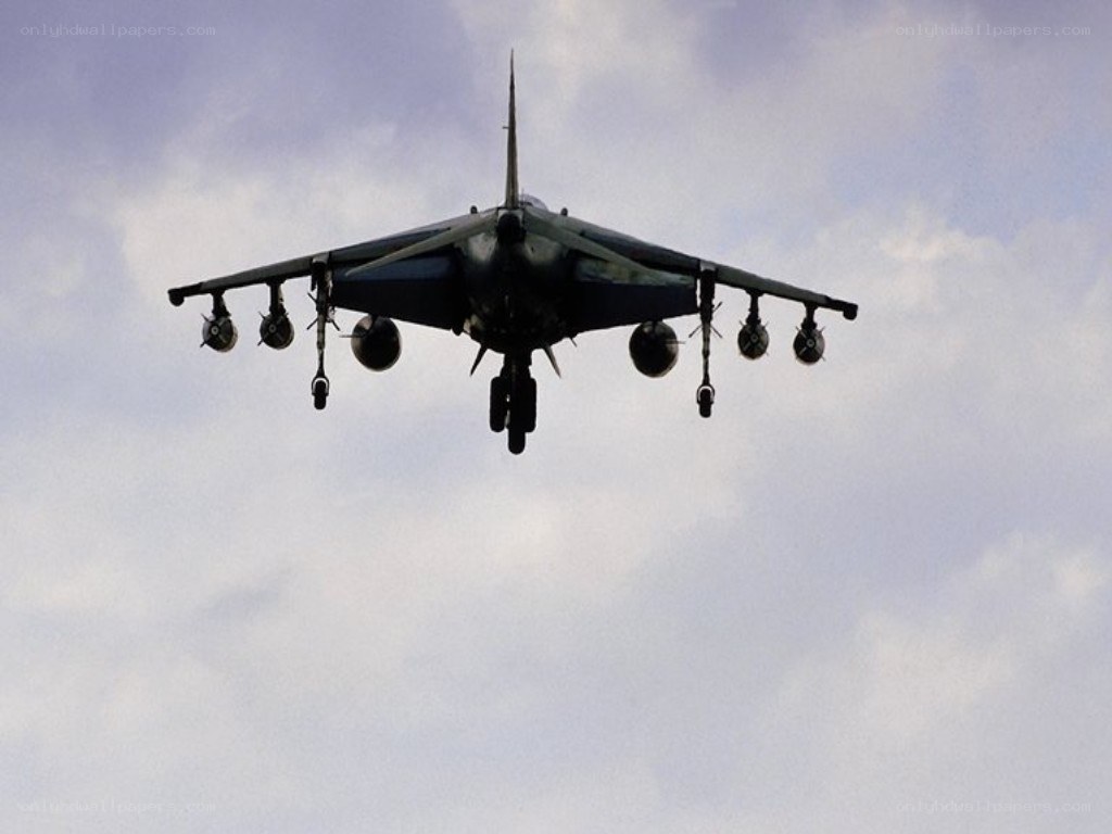 Jet aircraft in flight