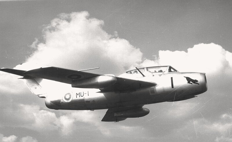 Jet Aircraft in Flight — Black, Dramatic