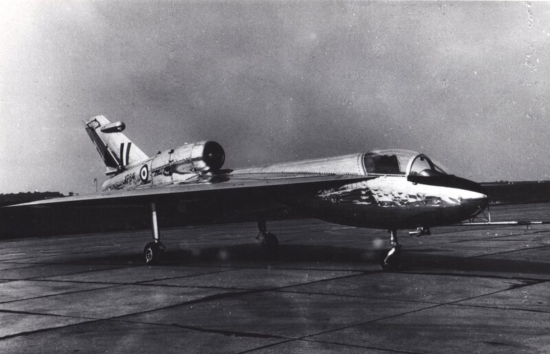 Jet Aircraft on Tarmac — Black