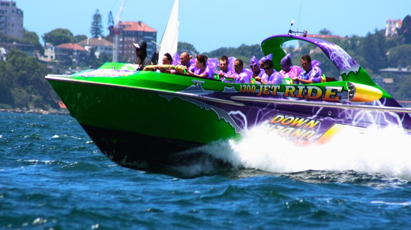 Jet boat ride in Sydney