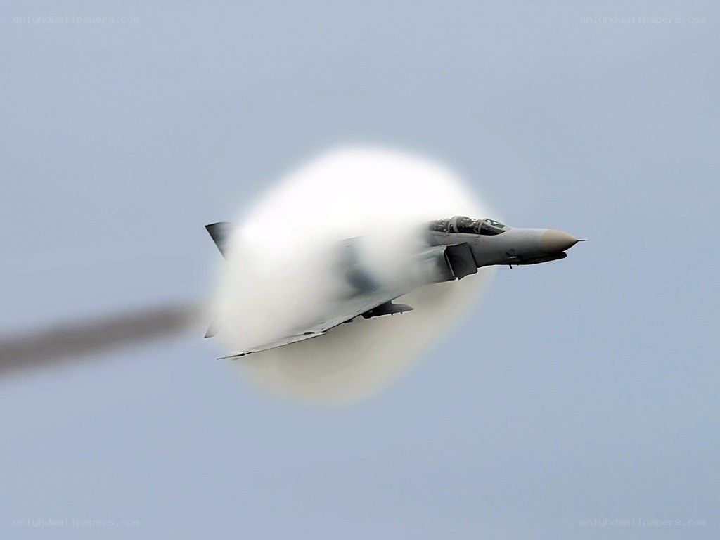 jet breaking the sound barrier