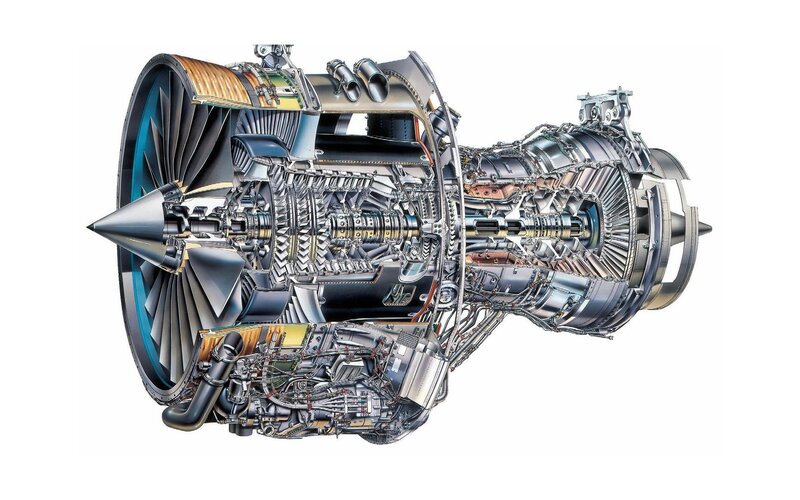 Jet Engine Cutaway