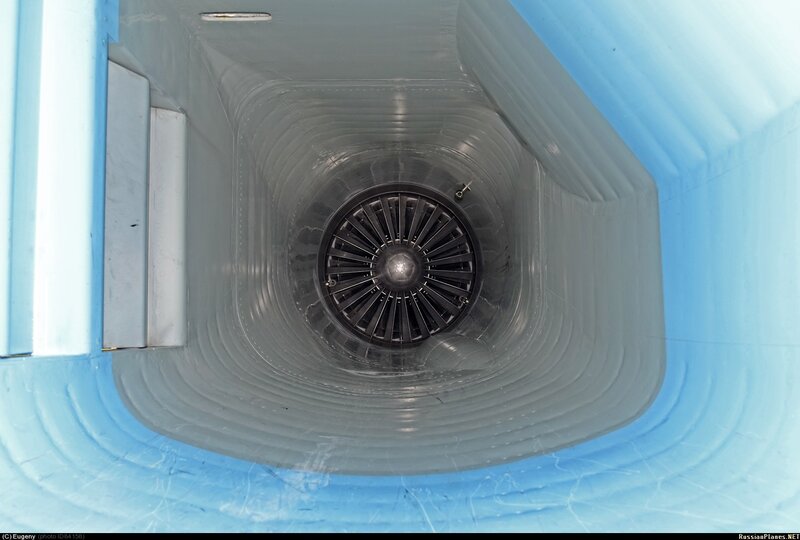 jet engine intake view