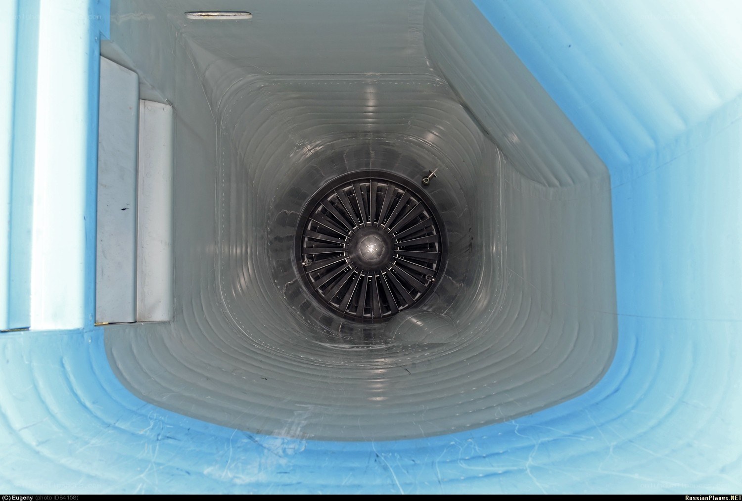 jet engine intake view