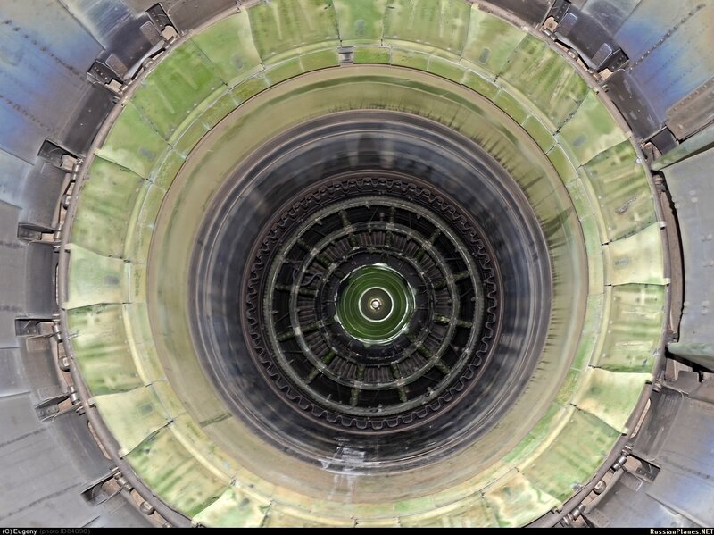 Jet Engine Interior — Green