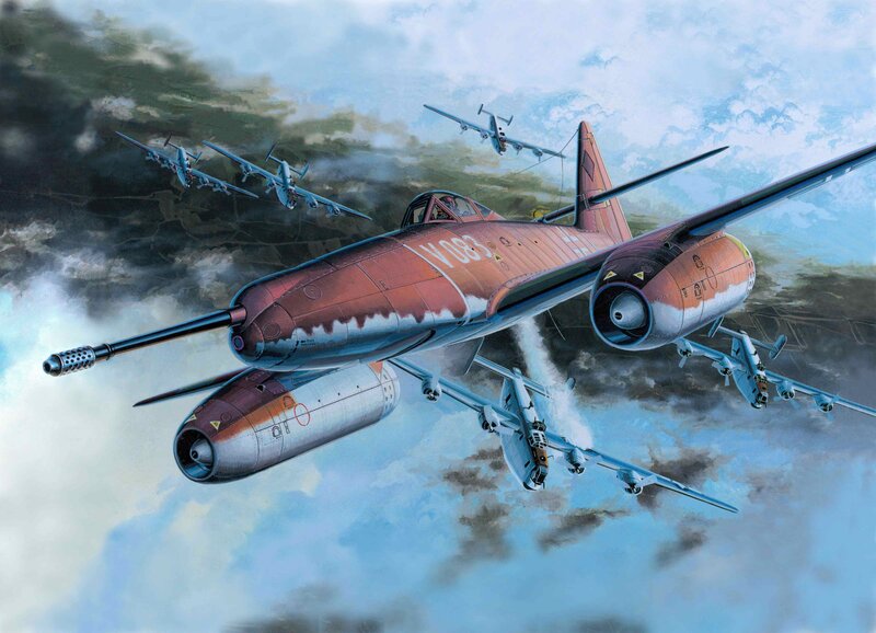 Jet Fighter Aircraft — Blue