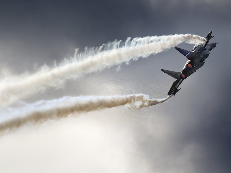 Jet Fighter Aircraft — Gray