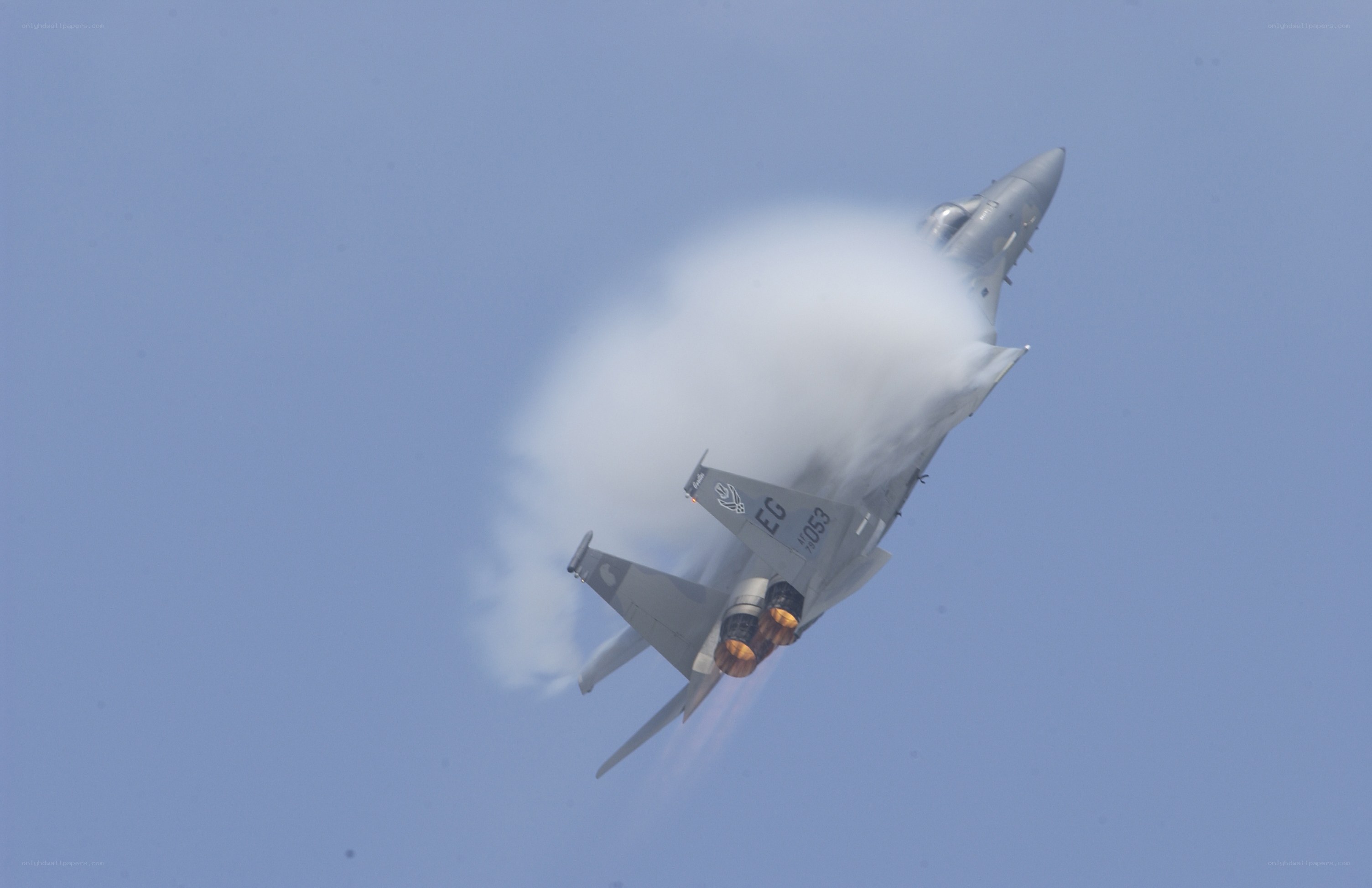 jet fighter breaking sound barrier