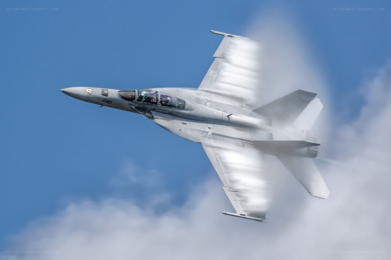 jet fighter breaking sound barrier
