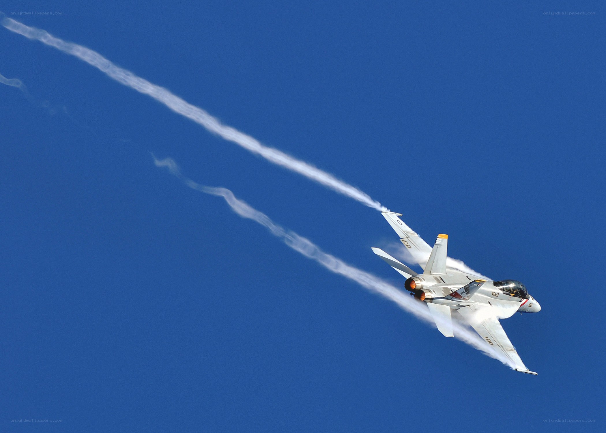 jet fighter in blue sky