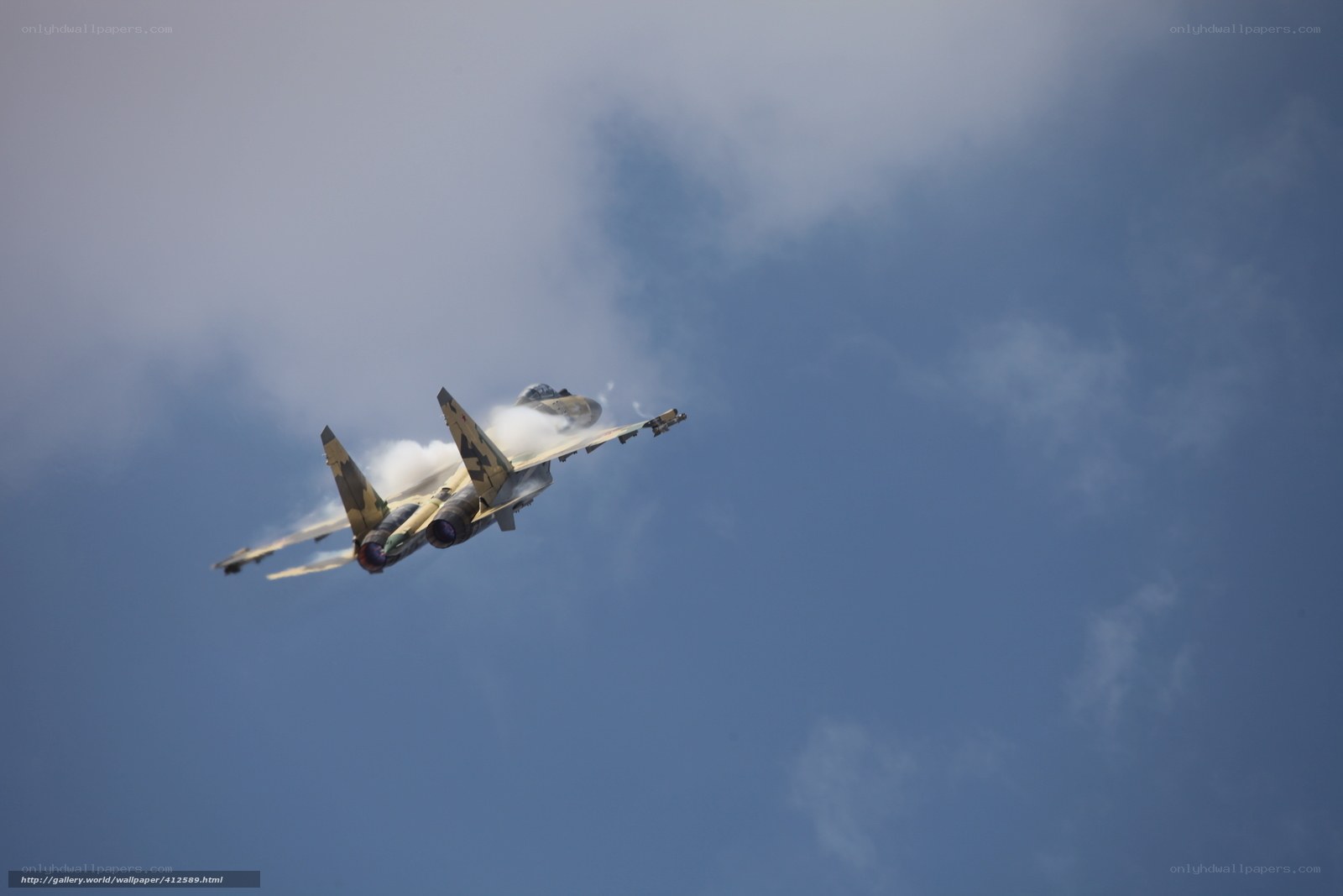 jet fighter in flight