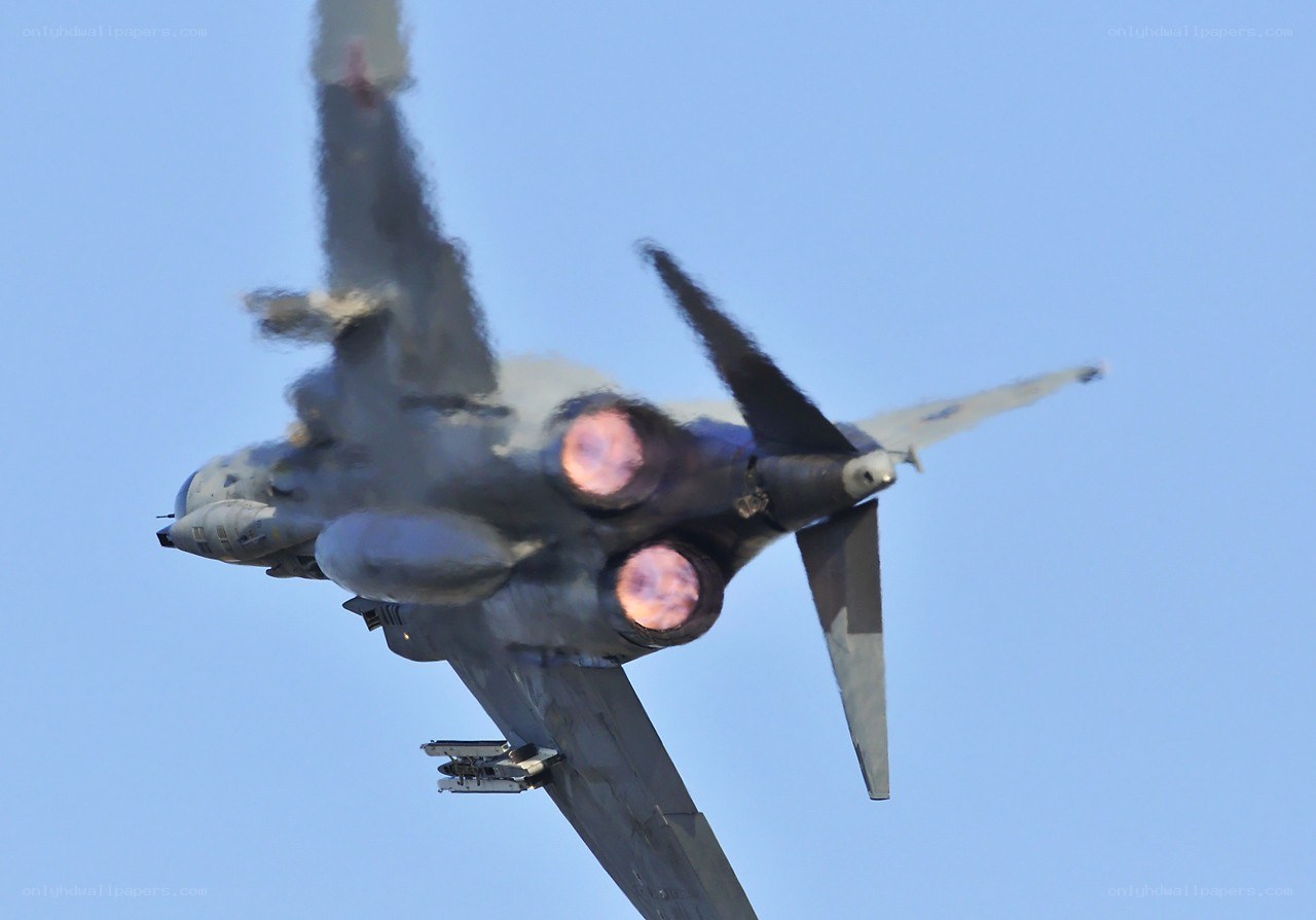 jet fighter in flight