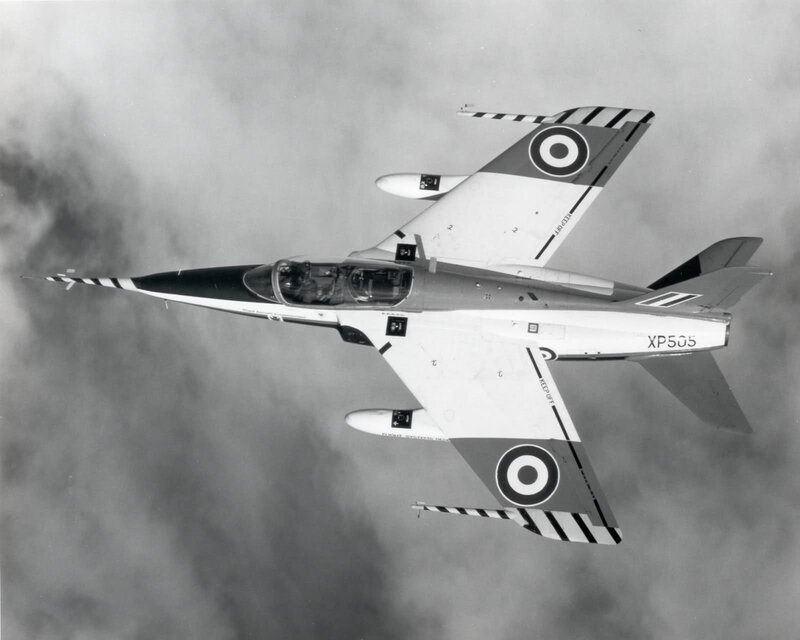 Jet Fighter in Flight — Black, Dramatic