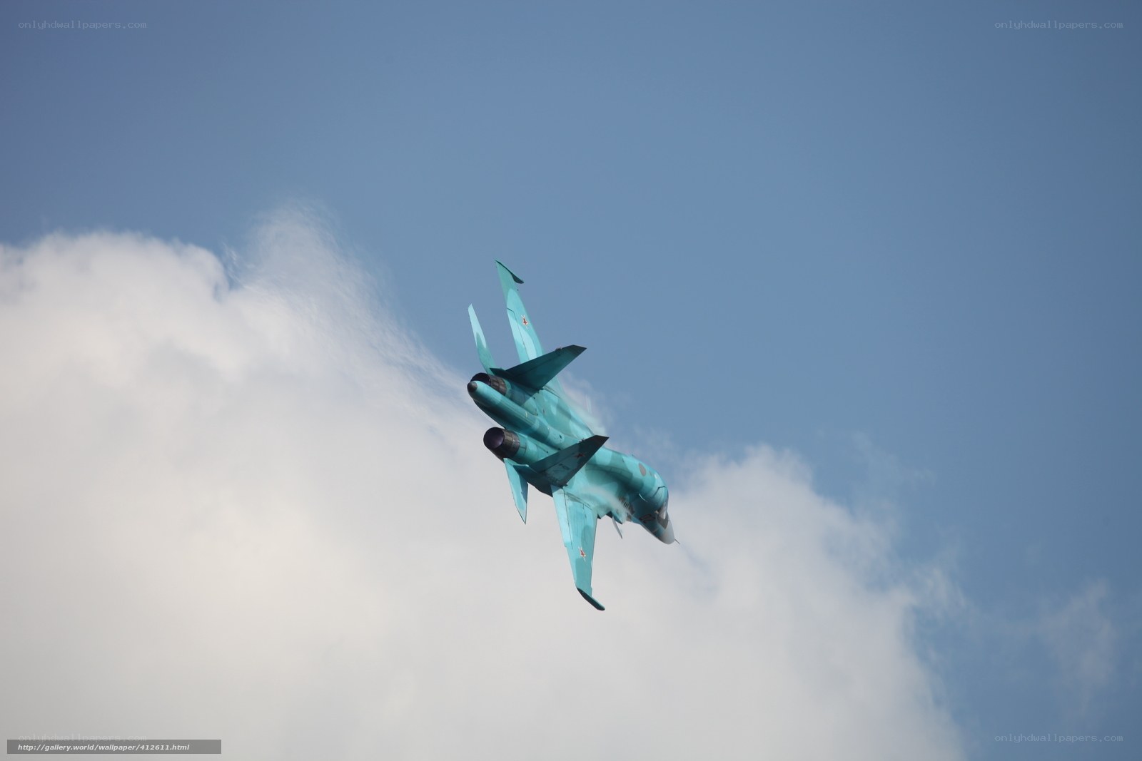 jet fighter in sky