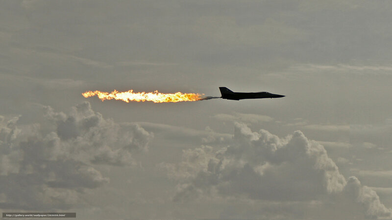 jet fighter with afterburner