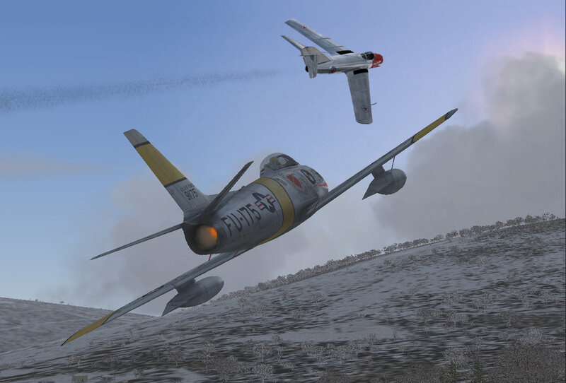 Jet Fighters in Flight — Gray