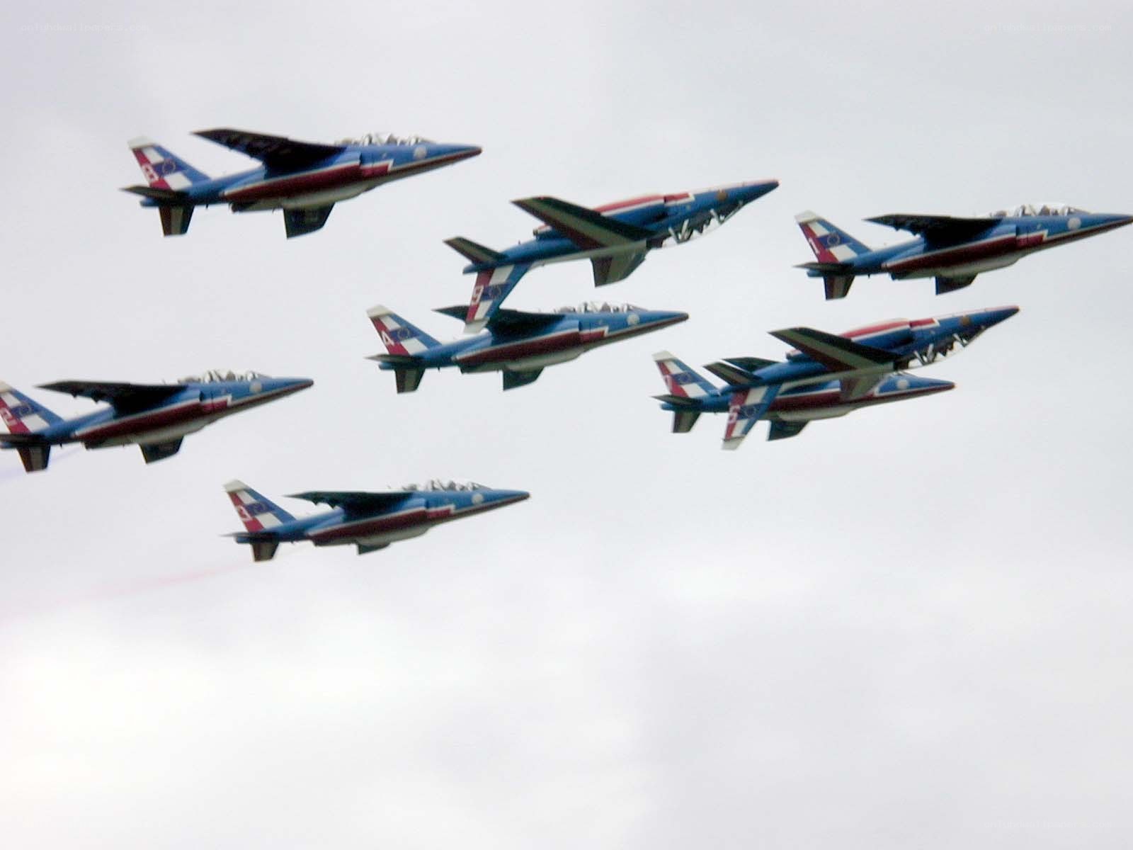 jet fighters in formation