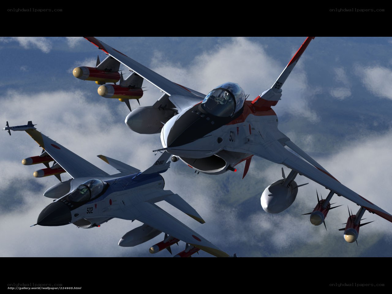 Jet fighters in formation