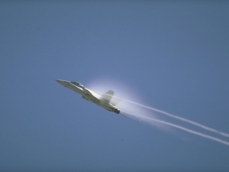 jet flying through sky