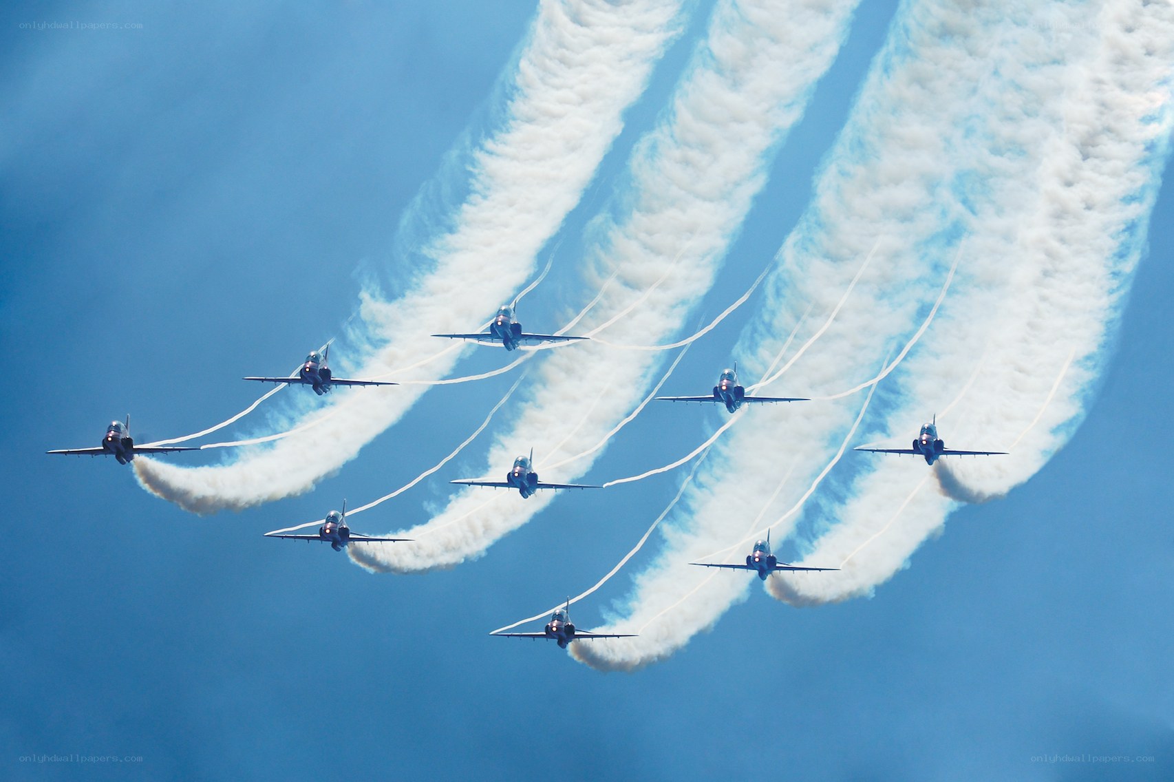 Jet formation in sky