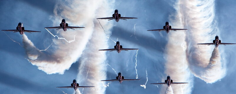 Jet formation in sky