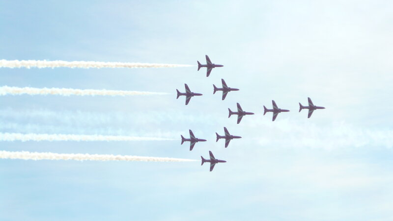 Jet formation in sky