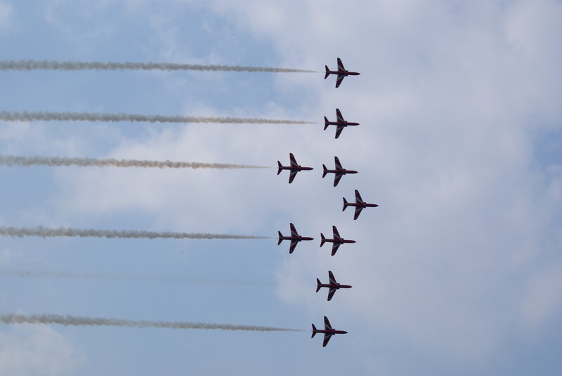 Jet formation in sky