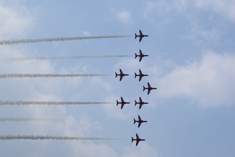 Jet formation in sky