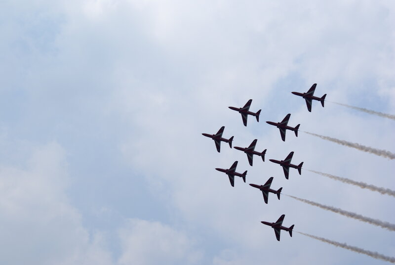 Jet formation in sky