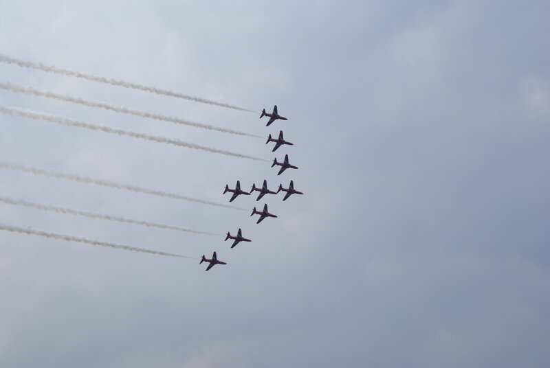 Jet formation in sky