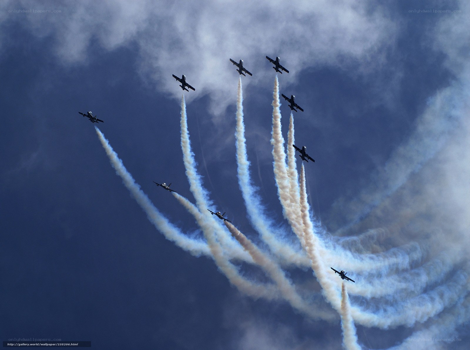 Jet formation in sky