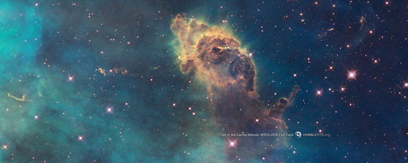 Jet in the Carina Nebula