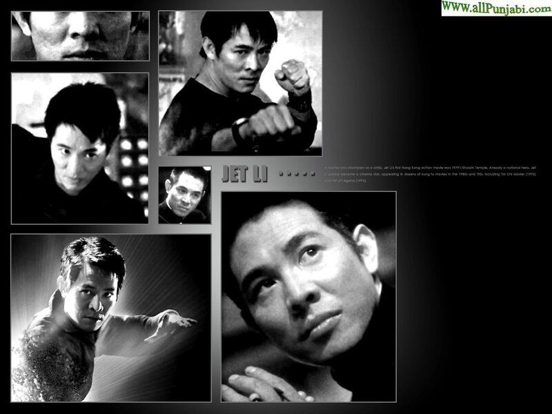 Jet Li collage