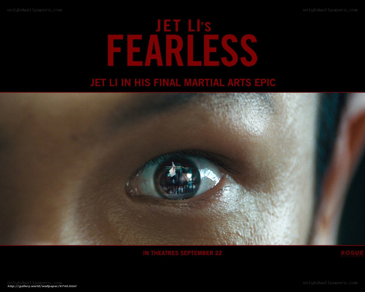 Jet Li's Fearless movie poster
