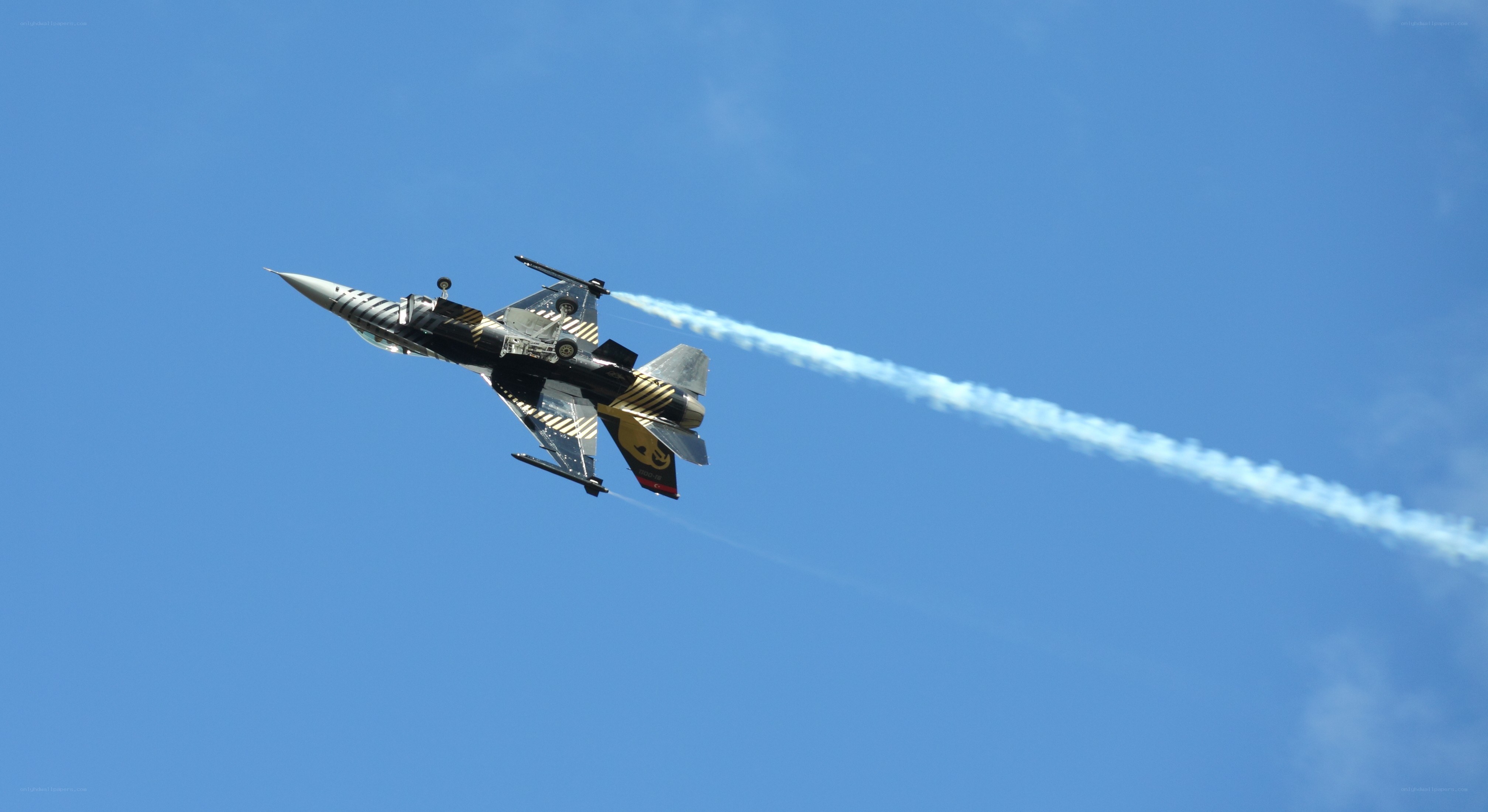 Jet performing aerial maneuver