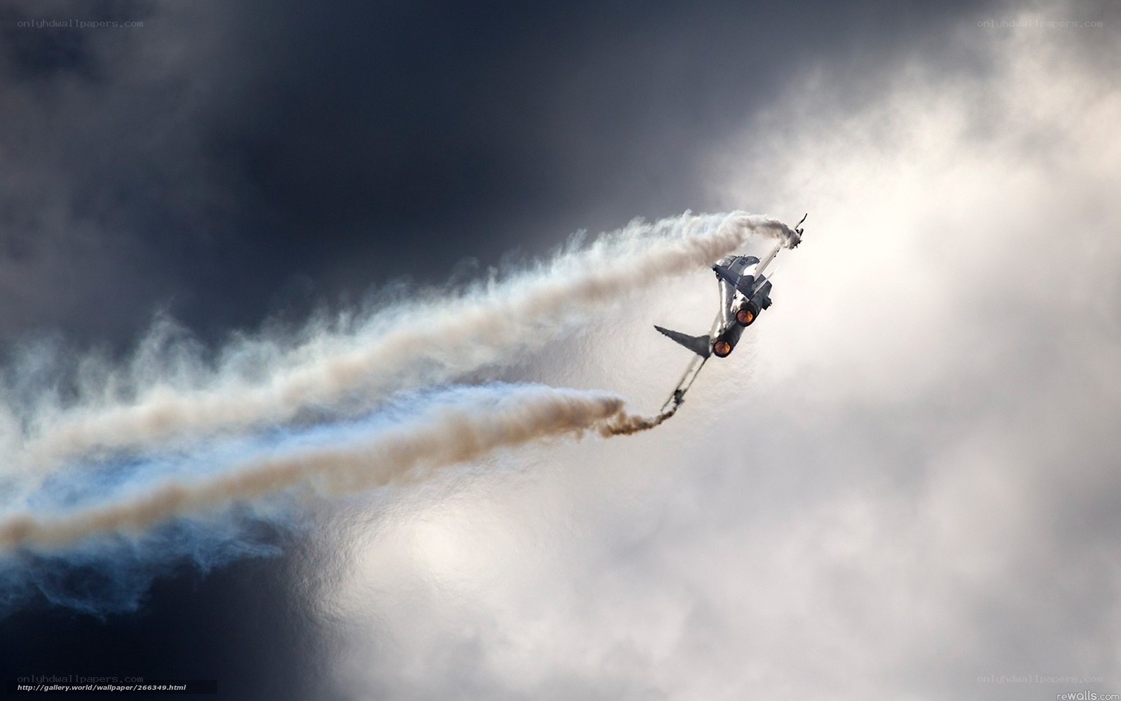 Jet performing aerial maneuver