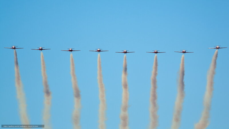 Jet planes in formation