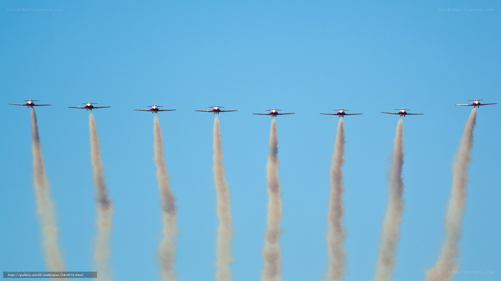 Jet planes in formation